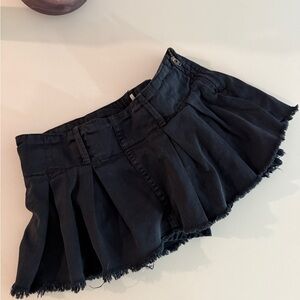 Free people mini skirt w shorts